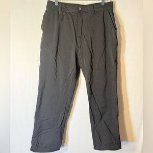Never Worn Gerry Men's Black Casual Pants Nylon Spandex Zip Pockets